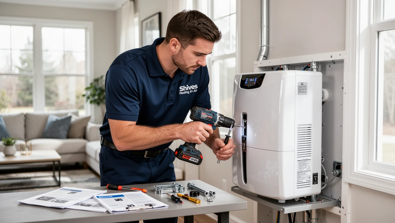 Home Humidifier/Dehumidifier Installation